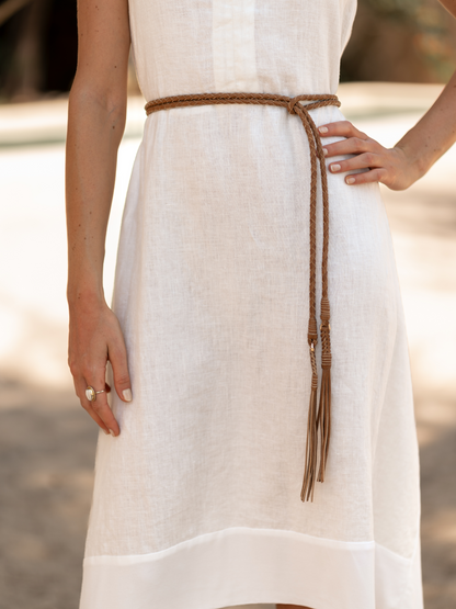 Sierra Leather Belt Cacao
