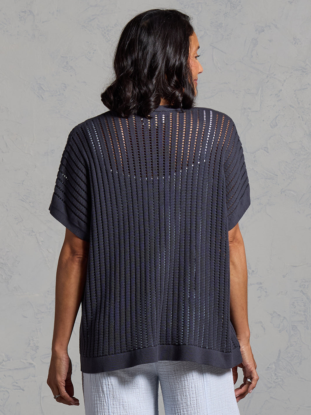 Aletto Cotton Kimono Charcoal