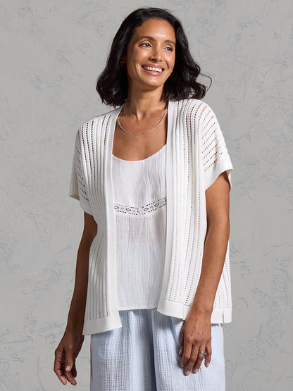 Aletto Cotton Kimono Coconut
