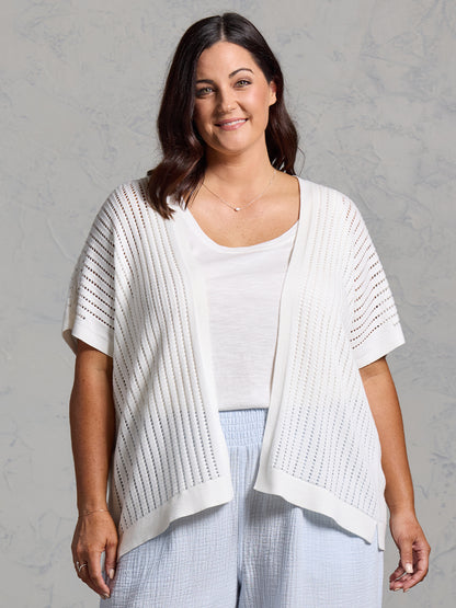 Aletto Cotton Kimono Coconut