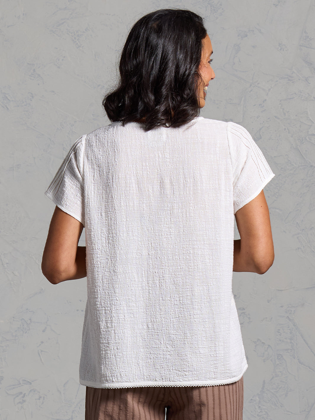 Biarritz Organic Cotton Top Coconut