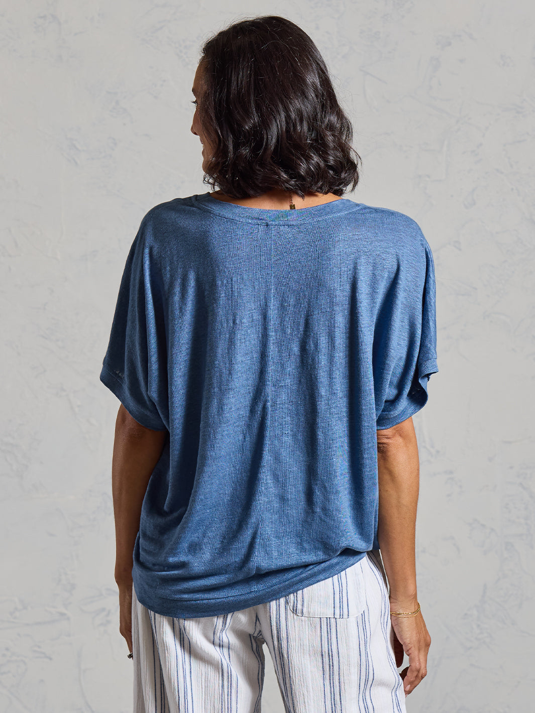 Iris Jersey TShirt Aegean Blue