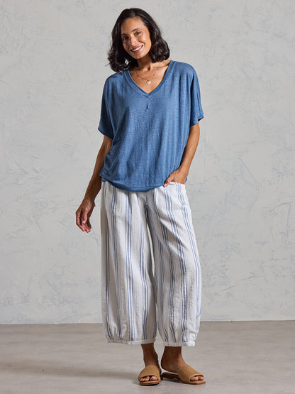 Iris Jersey TShirt Aegean Blue