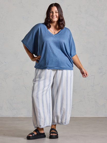 Iris Jersey TShirt Aegean Blue