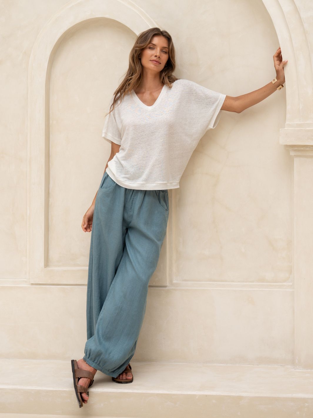 Iris Jersey TShirt Coconut