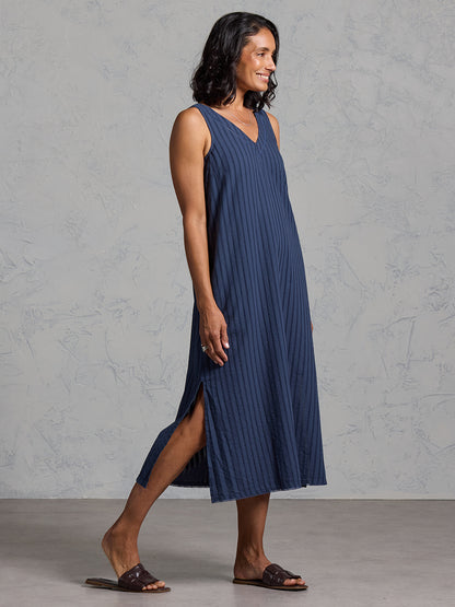 Mimosa Organic Cotton Dress Navy