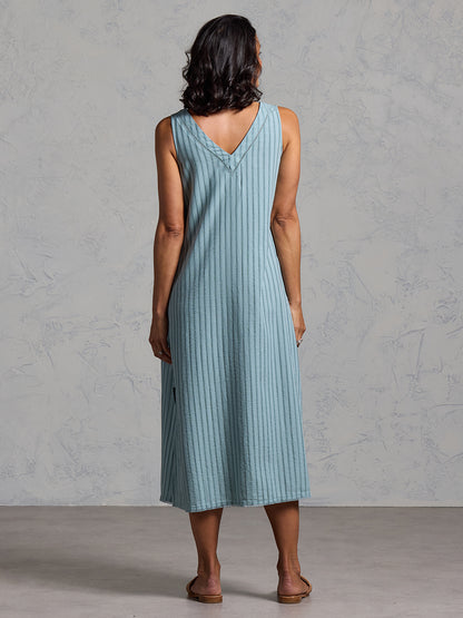 Mimosa Organic Cotton Dress Marine Green