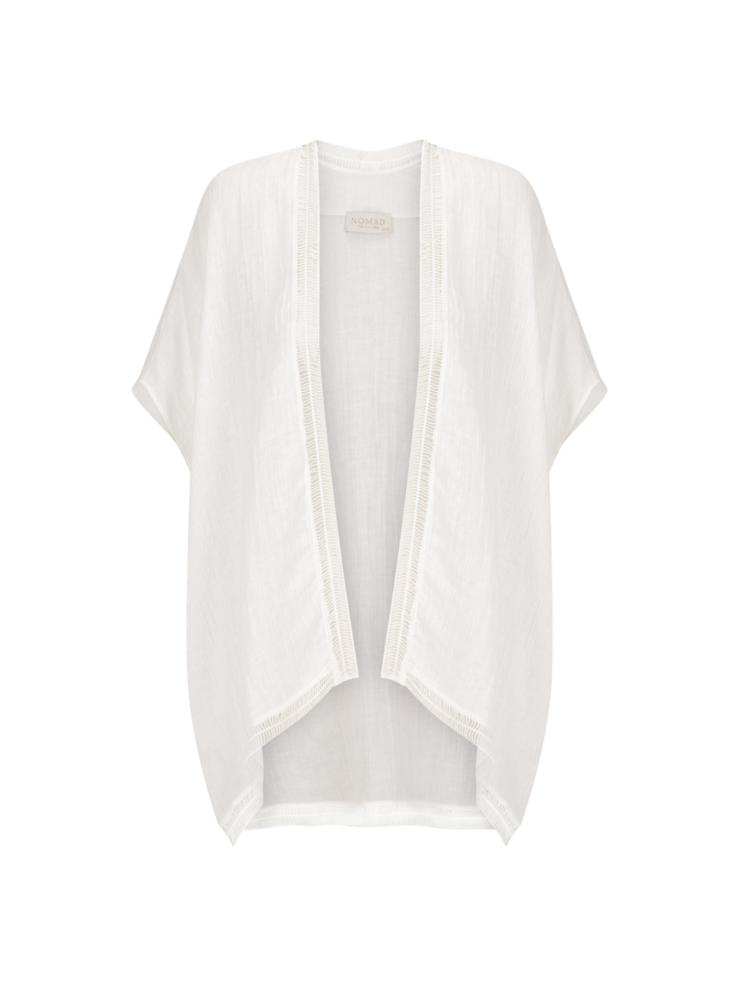 Rhea French Linen Kimono Coconut