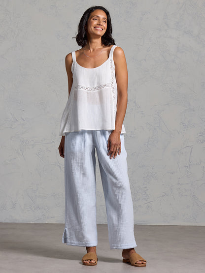 Paradiso Linen Top Coconut