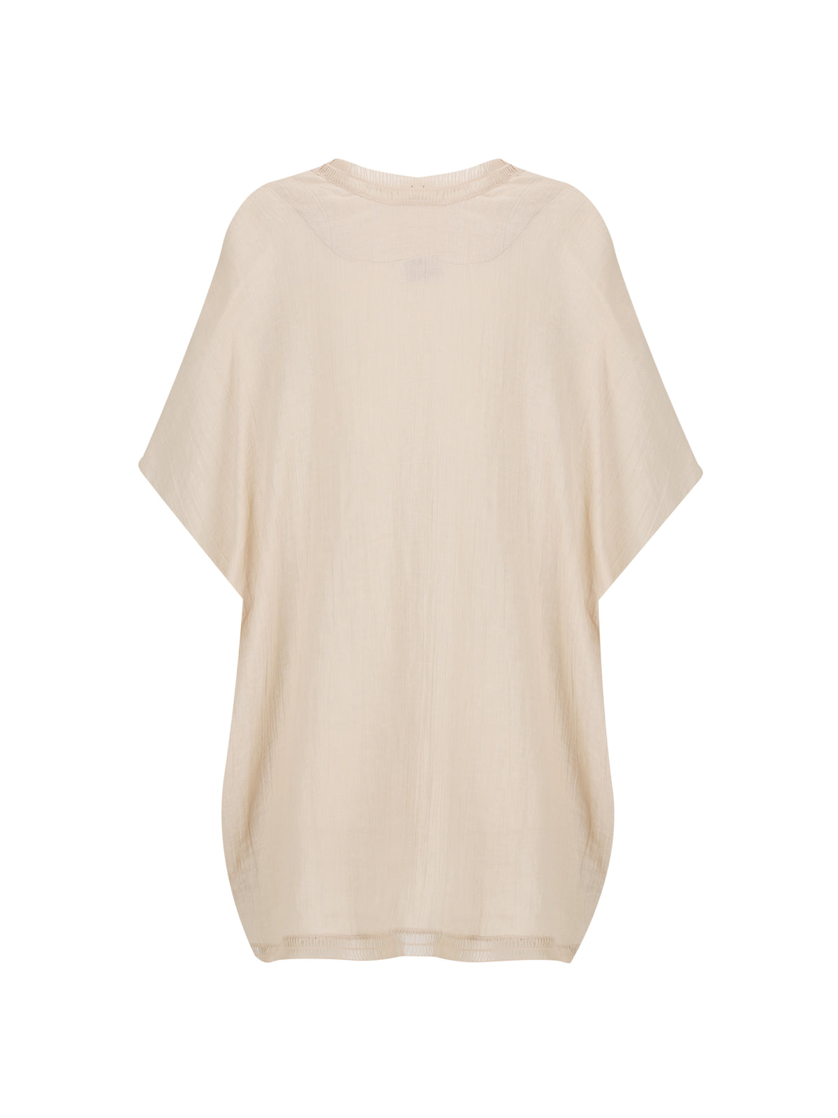 Rhea French Linen Kimono Stone