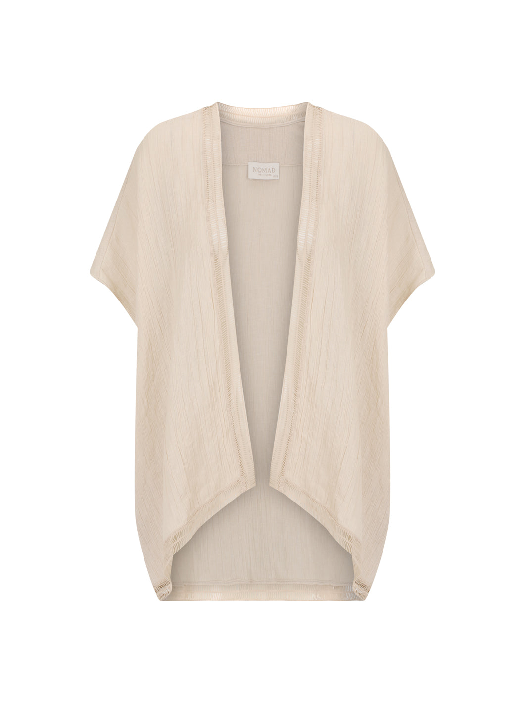 Rhea French Linen Kimono Stone