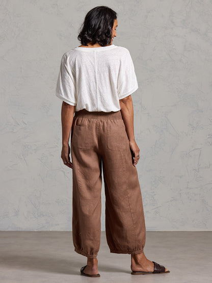 Sadhu French Linen Pants Cinnamon
