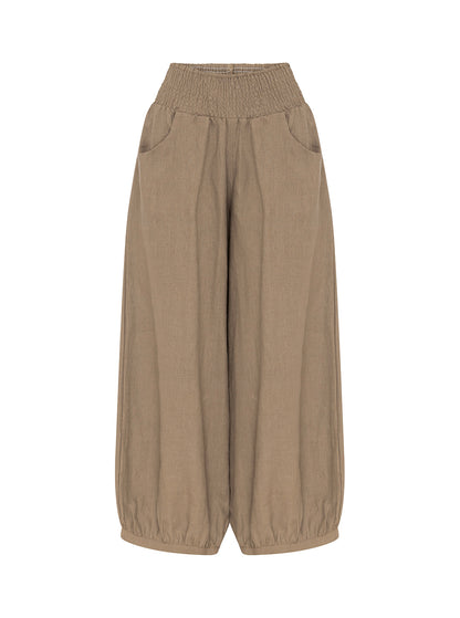 Sadhu French Linen Pants Cinnamon