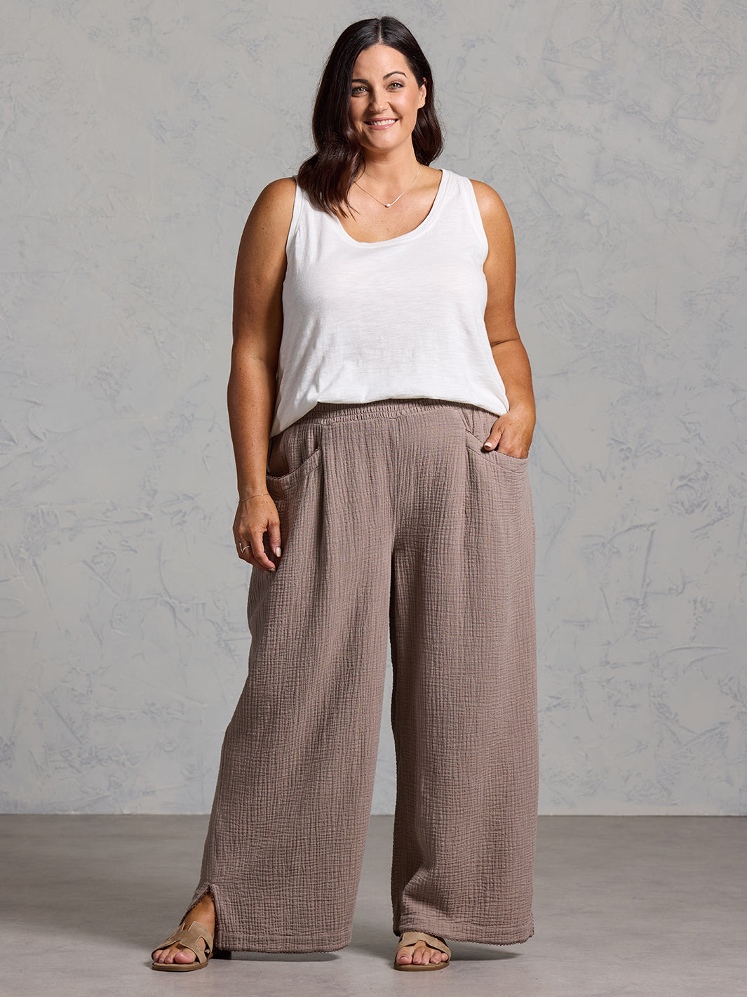 Sur Mer Organic Cotton Pants Elm