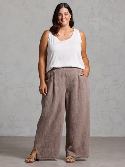 Sur Mer Organic Cotton Pants Elm