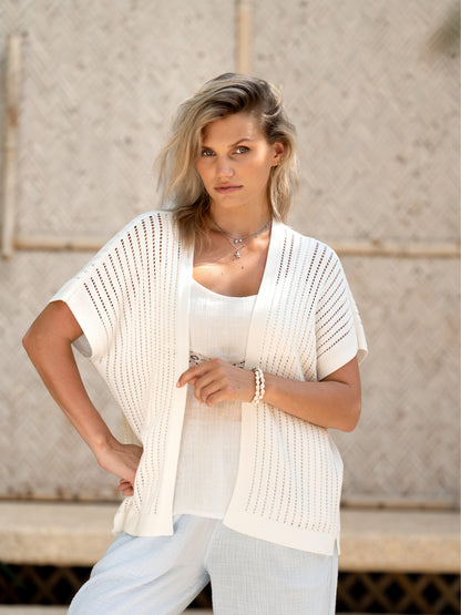 Aletto Cotton Kimono Coconut