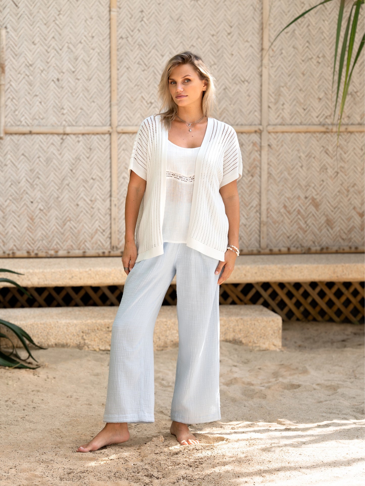 Aletto Cotton Kimono Coconut