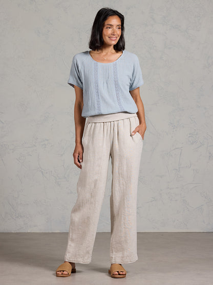 Goa French Linen Pants Ash