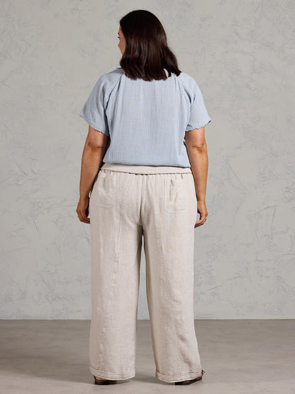 Goa French Linen Pants Ash