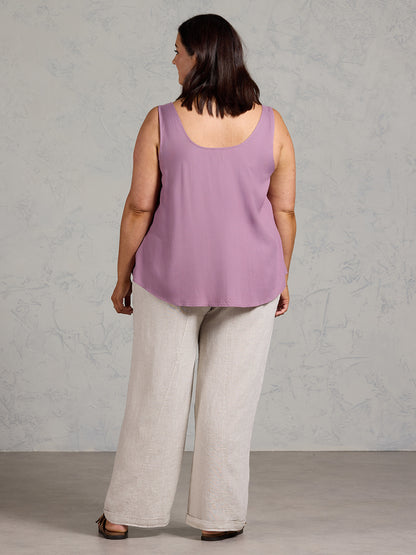 Lili Bamboo Top Mulberry