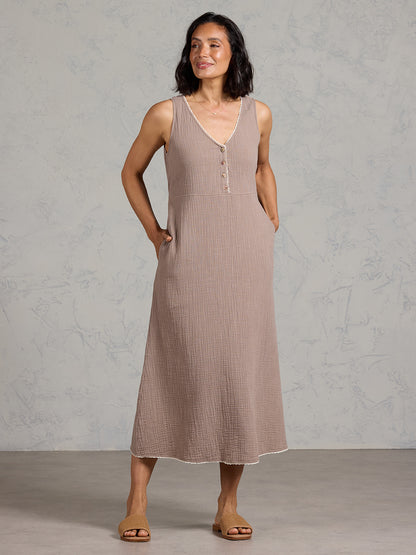 Magnolia Cotton Dress Elm