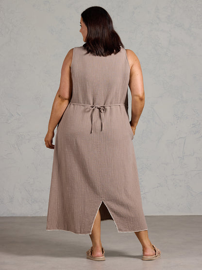 Magnolia Cotton Dress Elm