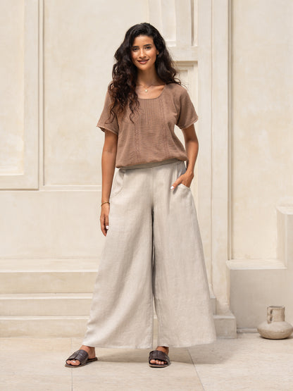 Portillo French Linen Pants Flax